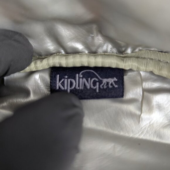 Authentic Kipling Miyo Lunch bag Blue - Used - Great Condition - Quick Ship - Picture 9 of 16